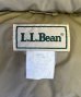 画像2: 90'S LL Bean グースダウン ダウンベスト タン (VINTAGE) (2)