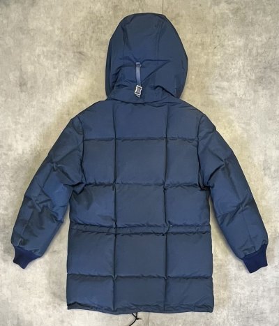 画像4: 80'S EDDIE BAUER "KARAKORAM" 黒タグ フード付き ダウンジャケット ネイビー (VINTAGE)