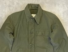 他の写真1: 80'S アメリカ軍 US NAVY "A-2" デッキジャケット ミリタリーグリーン (VINTAGE)