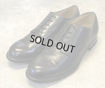 画像1: 80'S アメリカ軍 US NAVY "CRADDOCK TERRY製" レザーソール サービスシューズ (VINTAGE)