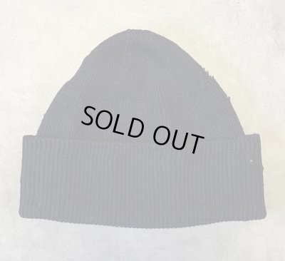 画像4: 70'S アメリカ軍 US NAVY ウール100% ワッチキャップ ダークネイビー (VINTAGE) 