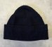 画像4: 70'S アメリカ軍 US NAVY ウール100% ワッチキャップ ダークネイビー (VINTAGE)  (4)