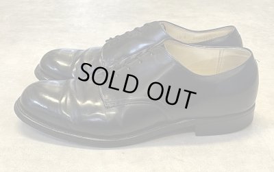 画像2: 70'S アメリカ軍 US NAVY "HANOVER SHOE INC製" レザーソール サービスシューズ (VINTAGE)