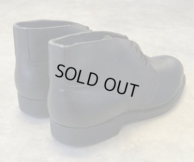 画像3: 80'S アメリカ軍 US NAVY "ADDISON SHOE CO製" スチールトゥ レザー チャッカブーツ ブラック (DEADSTOCK)