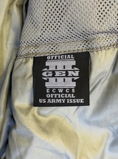 画像5: アメリカ軍 US ARMY ECWCS GENIII LEVEL7 プリマロフトパーカー アーバングレー M-R (VINTAGE)