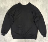 90'S FRUIT OF THE LOOM ラグランスリーブ スウェットシャツ ブラック USA製 (VINTAGE)