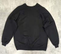 90'S FRUIT OF THE LOOM ラグランスリーブ スウェットシャツ ブラック USA製 (VINTAGE)