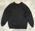 画像1: 90'S FRUIT OF THE LOOM ラグランスリーブ スウェットシャツ ブラック USA製 (VINTAGE) (1)