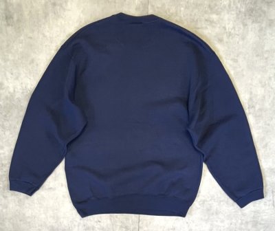 画像3: 90'S BVD クルーネック スウェットシャツ ネイビー USA製 (VINTAGE)