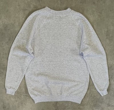 画像3: 90'S HANES ラグランスリーブ スウェットシャツ アッシュグレー USA製 (VINTAGE)