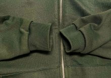 他の写真2: 90'S PLUMA 裏サーマル ダブルフェイス スウェットパーカー アルミジップ ダークグリーン (VINTAGE)