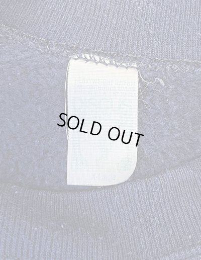 画像2: 80'S DISCUS ATHLETIC 脇の下ガゼット付き ラグランスリーブ スウェットシャツ ネイビー USA製 (VINTAGE)