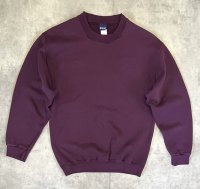 90'S HONORS クルーネック スウェットシャツ ワインレッド USA製 (VINTAGE)