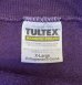 画像2: 90'S TULTEX ラグランスリーブ スウェットシャツ グレープ USA製 (VINTAGE) (2)