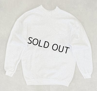 画像1: 90'S UNKNOWN クルーネック スウェットシャツ アッシュグレー USA製 (VINTAGE)