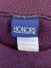 画像2: 90'S HONORS クルーネック スウェットシャツ ワインレッド USA製 (VINTAGE) (2)