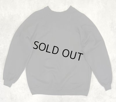 画像3: 90'S HANES HERWAY ラグランスリーブ スウェットシャツ ブラック USA製 (VINTAGE)