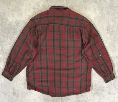画像3: 90'S LL Bean ヘビーフランネル ワークシャツ チェック柄 (VINTAGE)