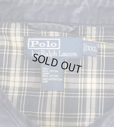 画像2: 90'S RALPH LAUREN チンスト付き ドリズラージャケット ネイビー (VINTAGE)