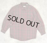 90'S LL Bean ヘビーフランネル ワークシャツ チェック柄 (VINTAGE)