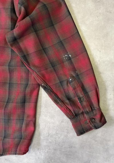 画像4: 90'S LL Bean ヘビーフランネル ワークシャツ チェック柄 (VINTAGE)
