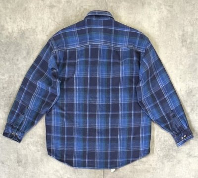 画像3: 90'S ST JOHN'S BAY ヘビーフランネル ワークシャツ チェック柄 (VINTAGE)