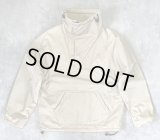 00'S J.CREW 旧タグ コットン/ナイロン 裏地フリース アノラック ベージュ (VINTAGE)