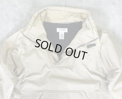 画像3: 00'S J.CREW 旧タグ コットン/ナイロン 裏地フリース アノラック ベージュ (VINTAGE)