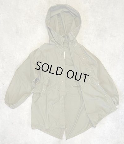 画像3: 80'S アメリカ軍 US ARMY コットン スノーカモパーカー 後染めオリーブ (VINTAGE)