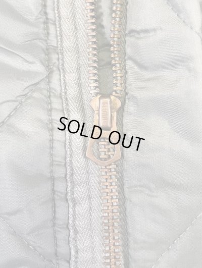 画像3: 70'S アメリカ軍 USAF "CWU-9/P 初期型" キルティング ライナージャケット セージグリーン (VINTAGE) 