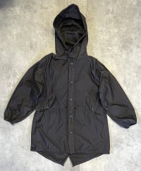 80'S アメリカ軍 US ARMY コットン スノーカモパーカー 後染めブラック (VINTAGE)