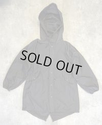 80'S アメリカ軍 US ARMY コットン スノーカモパーカー 後染めブラック (VINTAGE)