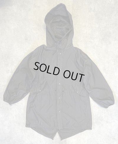 画像1: 80'S アメリカ軍 US ARMY コットン スノーカモパーカー 後染めブラック (VINTAGE)