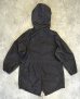 画像4: 80'S アメリカ軍 US ARMY コットン スノーカモパーカー 後染めブラック (VINTAGE) (4)