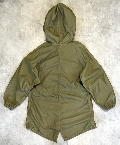 画像4: 80'S アメリカ軍 US ARMY コットン スノーカモパーカー 後染めオリーブ (VINTAGE)