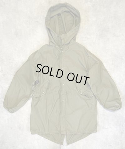 画像1: 80'S アメリカ軍 US ARMY コットン スノーカモパーカー 後染めオリーブ (VINTAGE)