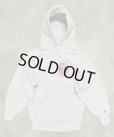 90'S CHAMPION "CORNELL ATHLETICS" 刺繍タグ リバースウィーブ パーカー グレー USA製 (VINTAGE)