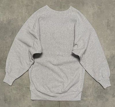 画像5: 90'S CHAMPION "KELLOGG" 刺繍タグ リバースウィーブ グレー USA製 (VINTAGE)