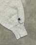 画像4: 90'S CHAMPION "KELLOGG" 刺繍タグ リバースウィーブ グレー USA製 (VINTAGE) (4)
