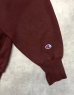 画像4: 90'S CHAMPION "BOSTON COLLEGE" 刺繍タグ リバースウィーブ ダークバーガンディ メキシコ製 (VINTAGE) (4)