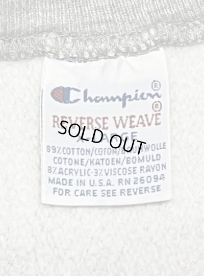 画像2: 90'S CHAMPION "VANDERBILT" 刺繍タグ リバースウィーブ グレー USA製 (VINTAGE)