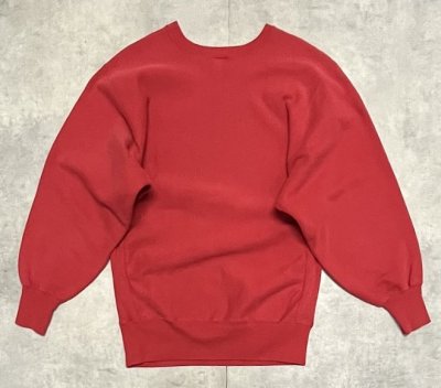 画像5: 90'S CHAMPION "WISCONSIN" 刺繍タグ リバースウィーブ レッド USA製 (VINTAGE)