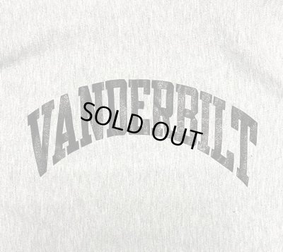 画像3: 90'S CHAMPION "VANDERBILT" 刺繍タグ リバースウィーブ グレー USA製 (VINTAGE)
