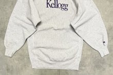他の写真3: 90'S CHAMPION "KELLOGG" 刺繍タグ リバースウィーブ グレー USA製 (VINTAGE)