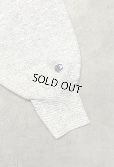 画像4: 90'S CHAMPION "CORNELL ATHLETICS" 刺繍タグ リバースウィーブ パーカー グレー USA製 (VINTAGE)