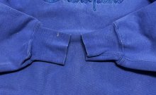 他の写真2: 90'S CHAMPION 刺繍タグ 筆記体ロゴ同色刺繍 リバースウィーブ ブルー USA製 (VINTAGE)