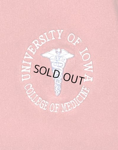 画像3: 90'S CHAMPION "UNIVERSITY OF IOWA" 刺繍タグ リバースウィーブ レッド USA製 (VINTAGE)