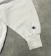 画像3: 90'S CHAMPION 刺繍タグ リバースウィーブ 無地 ホワイト USA製 (VINTAGE) (3)