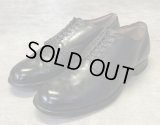 50'S アメリカ軍 US NAVY "SPORTWELT SHOE CO製" 6アイレット レザーソール サービスシューズ (VINTAGE)
