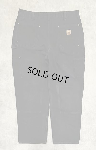 画像3: CARHARTT ダブルニー ダック ペインターパンツ ブラック W38L30 (VINTAGE)